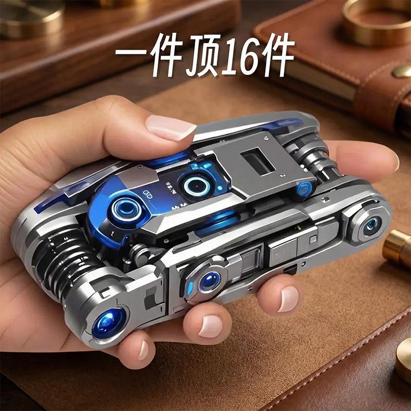 XHH New German Multifunctional Folding Universal Screwdriver Set Folding Wrench Home Portable Screws