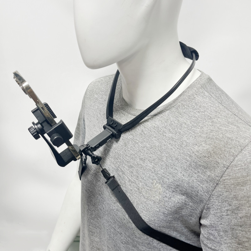 Cell Phone Neck Stand Gopro DJI Sport Camera Collar Shooting First Angle Cycling Lure Fishing Accessories
